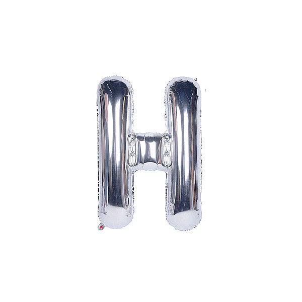 Silver Foil Alphabet A - Z Balloons - italianflowerkw