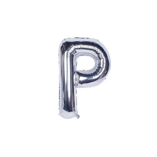 Silver Foil Alphabet A - Z Balloons - italianflowerkw