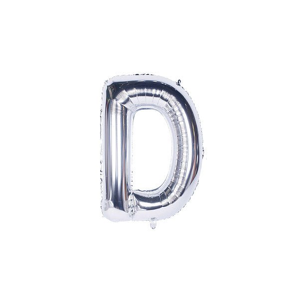 Silver Foil Alphabet A - Z Balloons - italianflowerkw